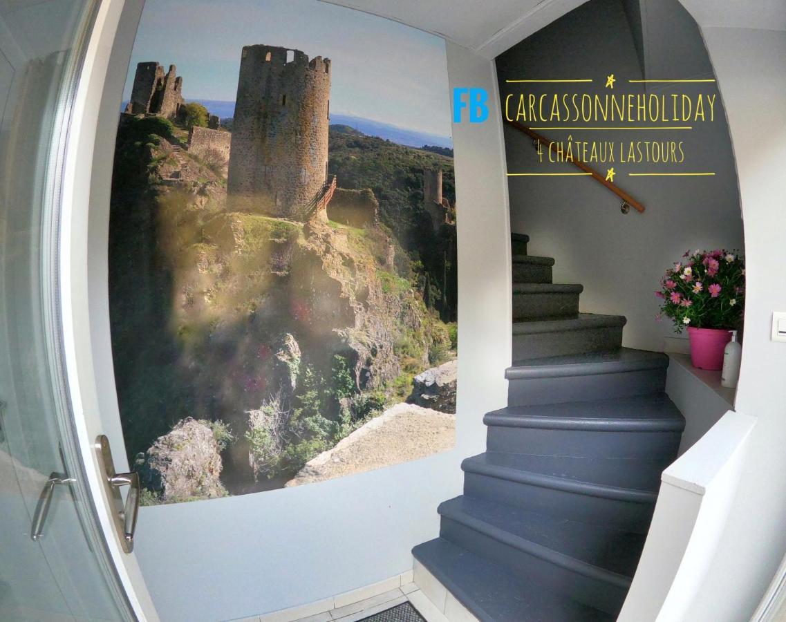3 Star Surdespine Historic 4 Chateaux Lastours Air Conditioned מראה חיצוני תמונה